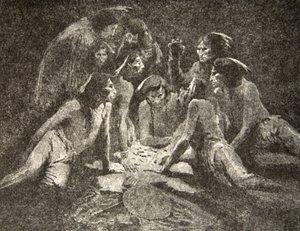 Alle alten Männer und die jungen Männer... spielten bis Mitternacht, spielten bis zum Morgen, aus 